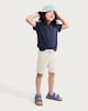 image 1 of F&F Boys Cotton Rich Drawstring Shorts in Stone