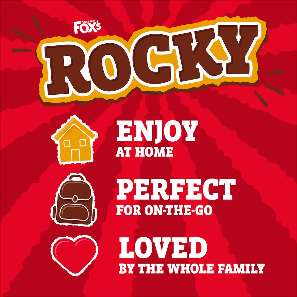 image 1 of Fox's Biscuits Rocky Original Biscuit Bars Multipack, 14 Pack 266g