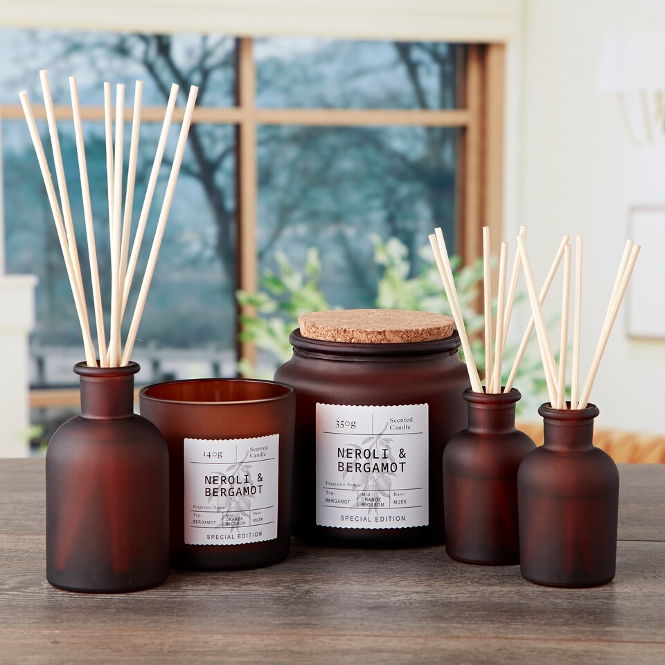 image 1 of Tesco Apothecary 2 x 40ml Reed Diffuser Set - Neroli and Bergamot