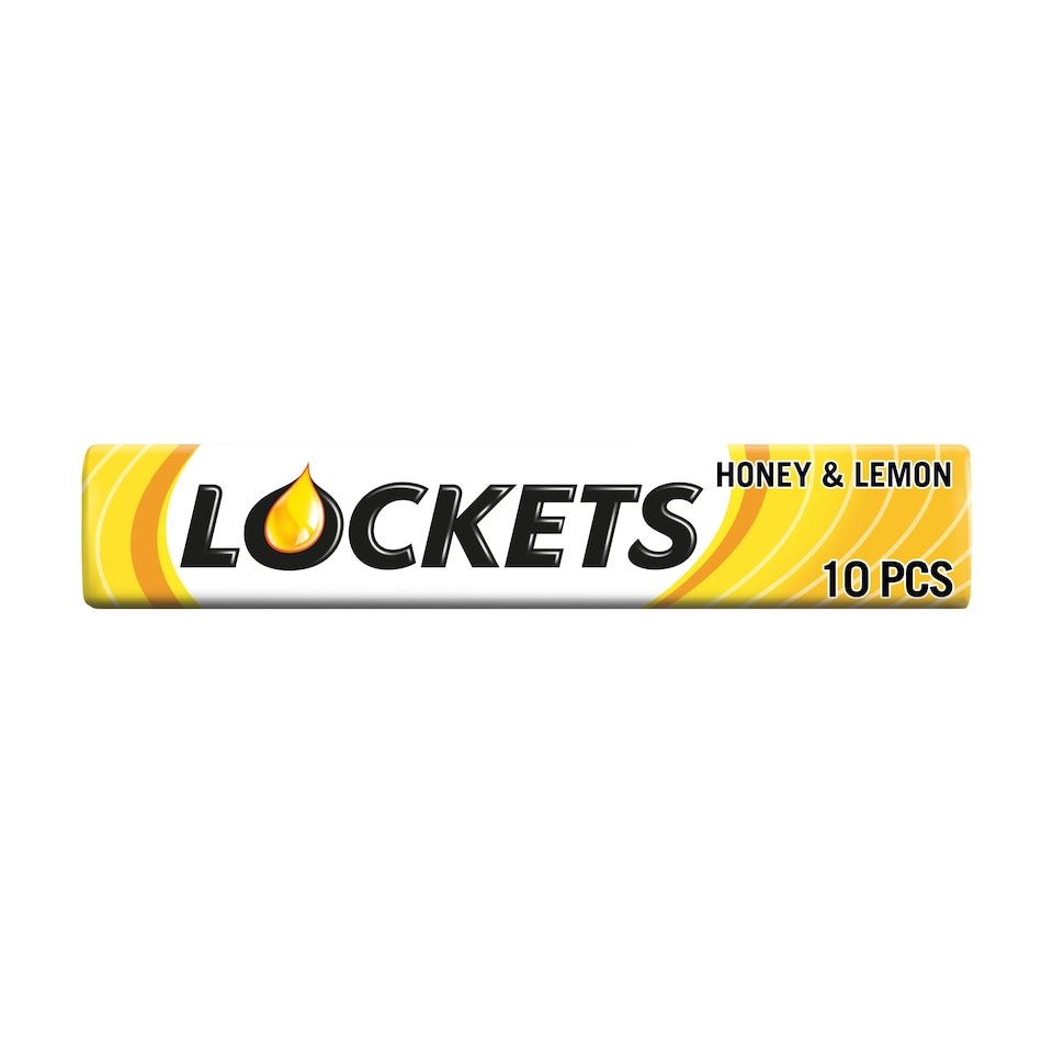 Lockets Honey And Lemon 10 Pack