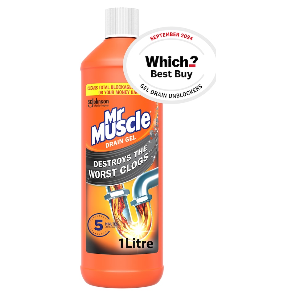image 1 of Mr Muscle Gel Sink & Drain Unblocker 1L