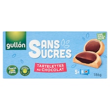Gullón Biscuits Covered with Dark Chocolate 5 x 37.2 g (186 g)