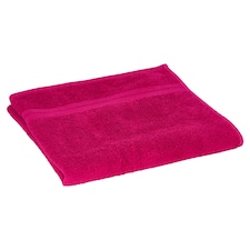 F&F Home Raspberry 100% Cotton Bath Towel