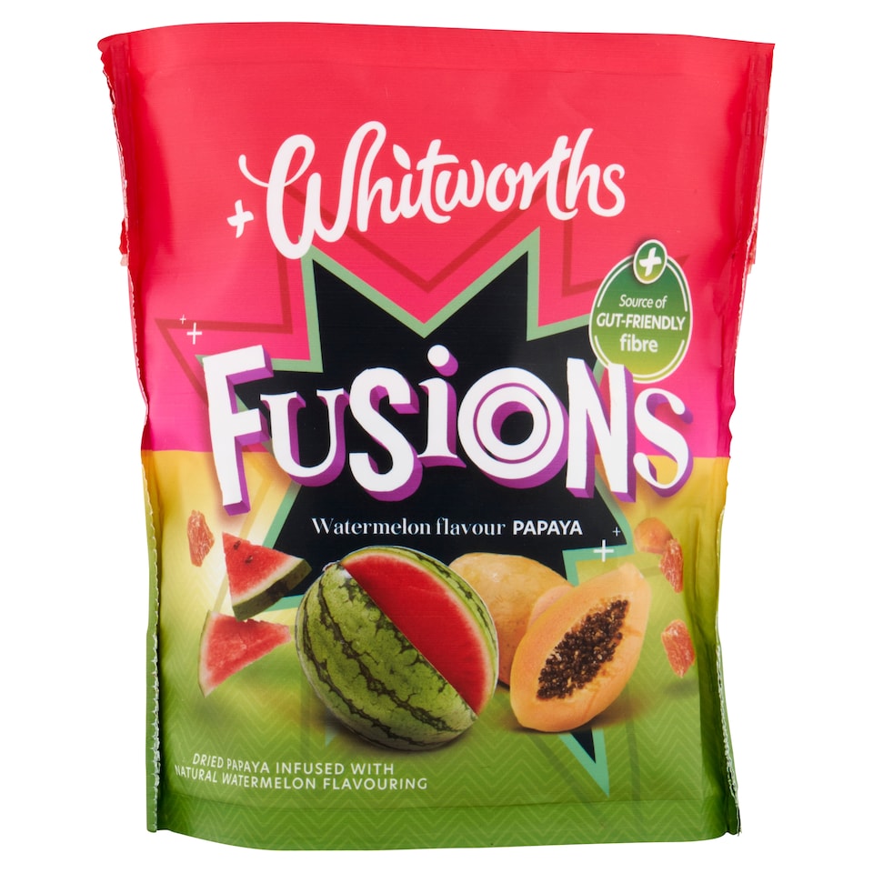 image 1 of Whitworths Fusions Watermelon Papaya 80G