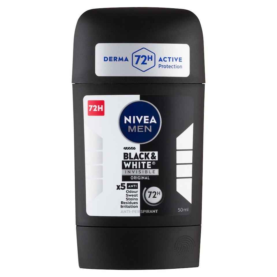 image 1 of NIVEA MEN Black & White Invisible Original Anti-Perspirant 50 ml