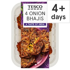 Tesco 4 Onion Bhajis 200g