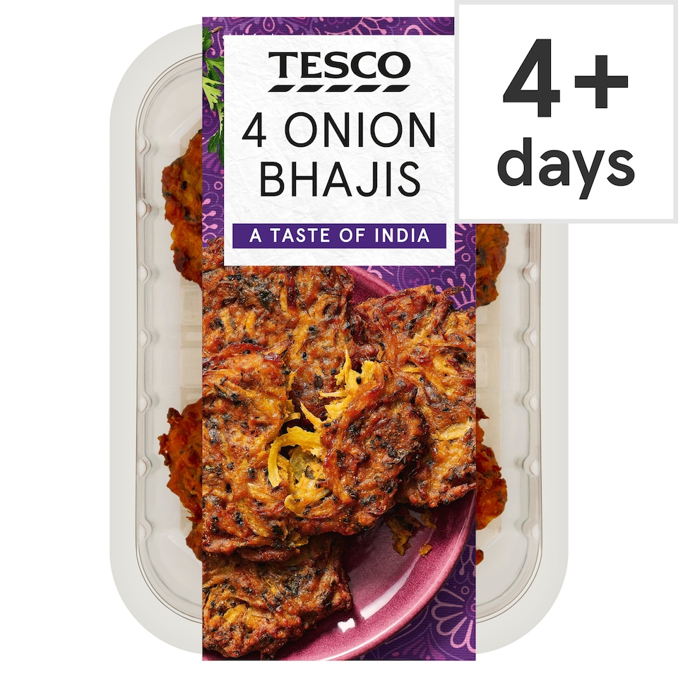 Tesco 4 Onion Bhajis 200g