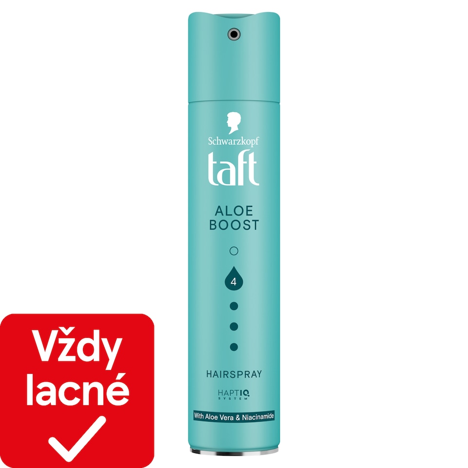 obrázok 1 z Schwarzkopf Taft Aloe Boost lak na vlasy s fixáciou 4 250 ml