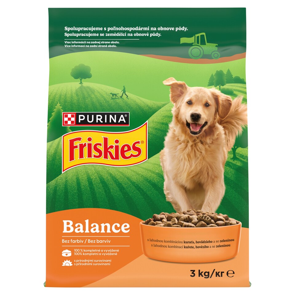 obrázok 1 z Friskies Balance granule pre psov kura, hovädzie, zelenina 3 kg