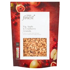 Tesco Finest Apple Cranberry And Fig Granola 450G