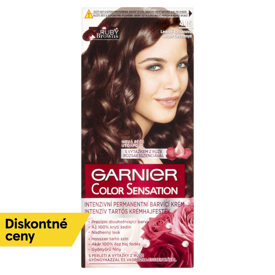 Garnier Color Sensation 4 .15 Ľadovo gaštanová, 60 +40 +12 ml