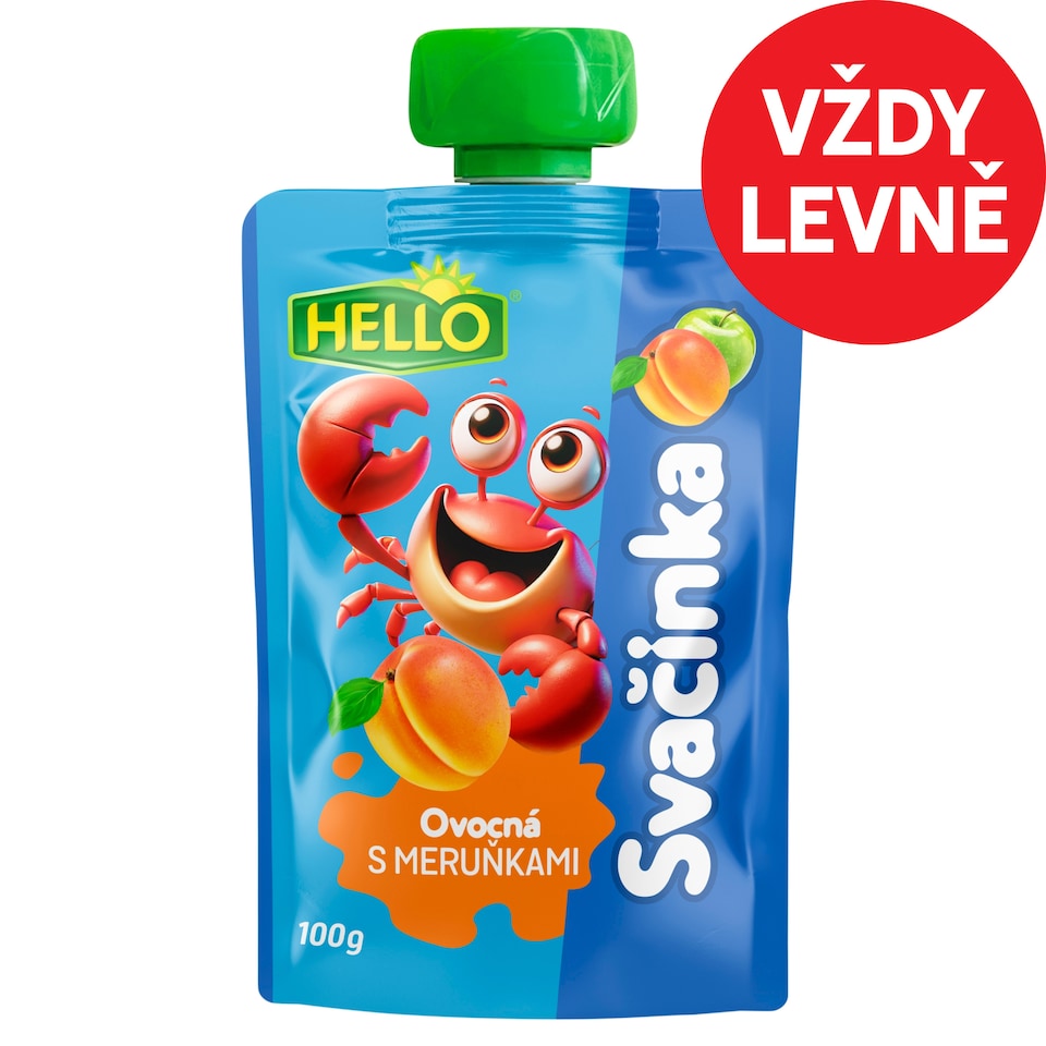 Hello Ovocná svačinka s meruňkami 100g