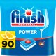 image 1 of Finish Power All In One Lemon Sparkle Dishwasher Tablets 90 Pack 1440g
