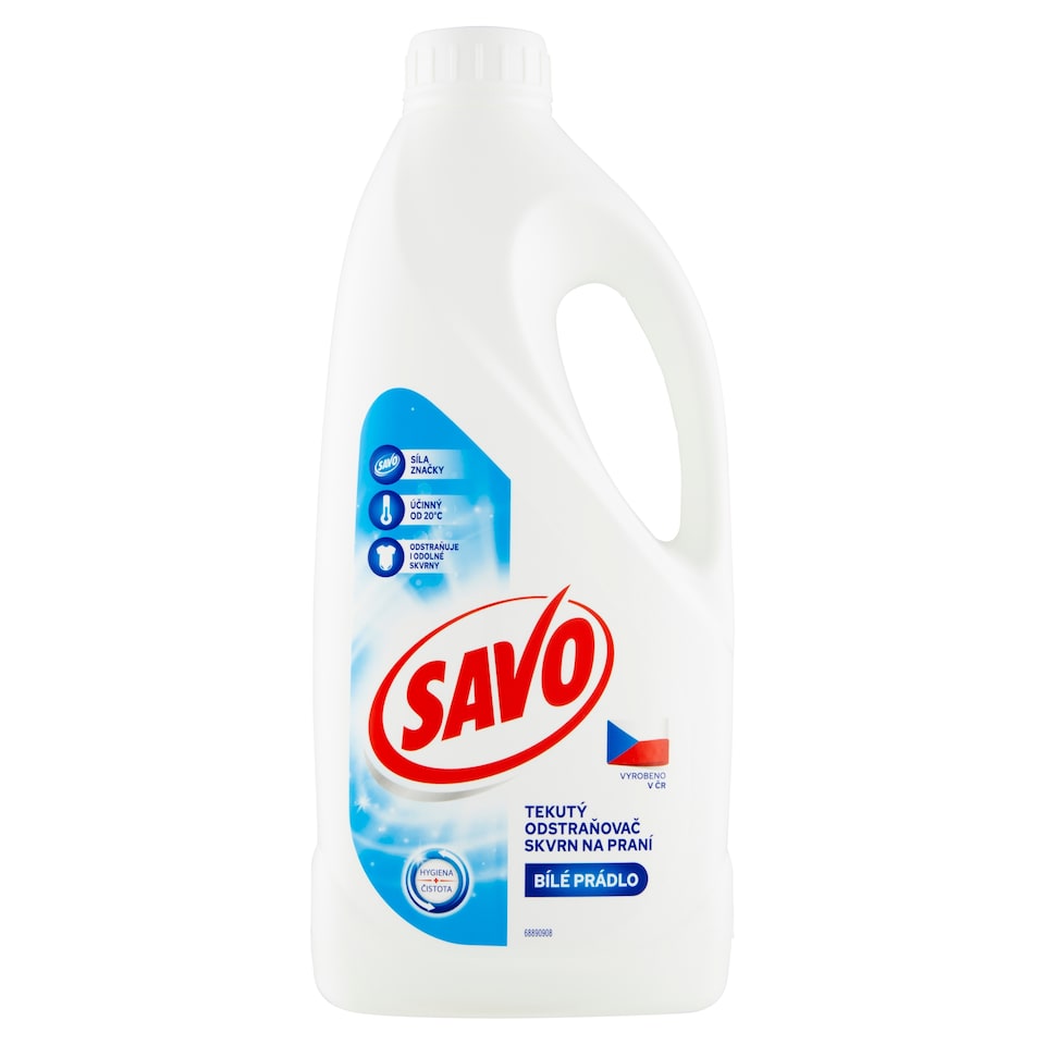 obrázok 1 z Savo biely odstraňovač škvŕn na bielizeň 900 ml