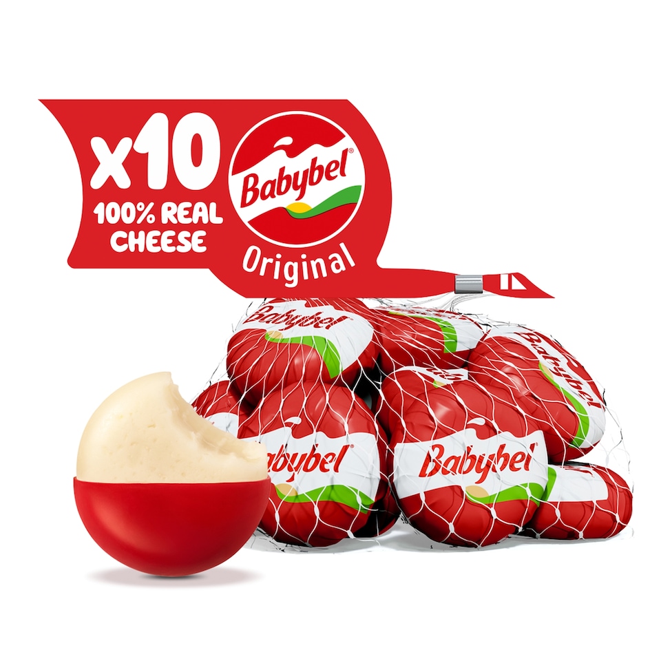 Mini Babybel Original Cheese Snacks 10X20g 200G