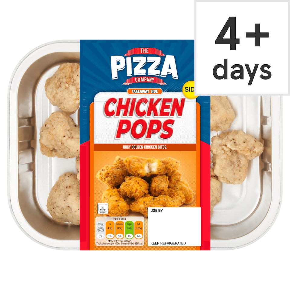 The Pizza Co Chicken Pops 128G