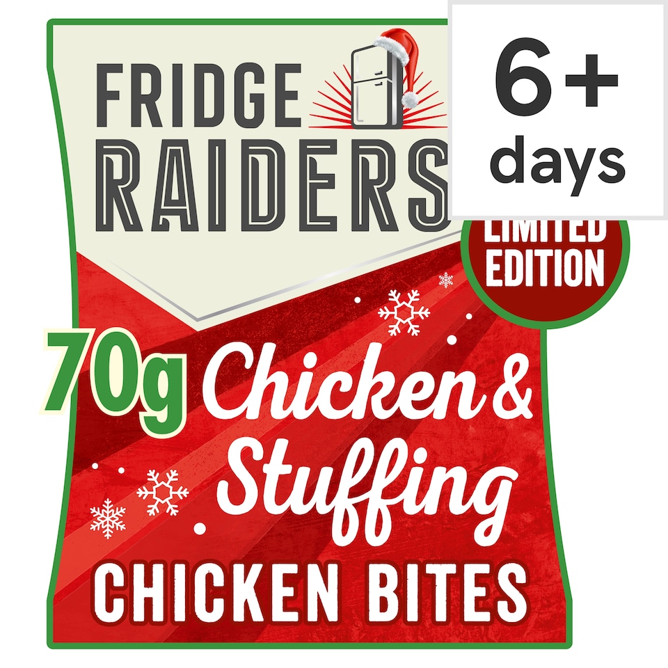 Fridge Raiders Chicken & Stuffing Bites 70g