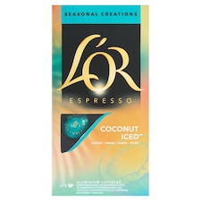 L'OR Espresso Seasonal Creations pražená mletá káva s příchutí kokosu v kapslích 10 ks 52g