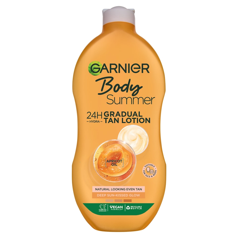image 1 of Garnier Body Deep Gradual Tan Moisturiser 400Ml