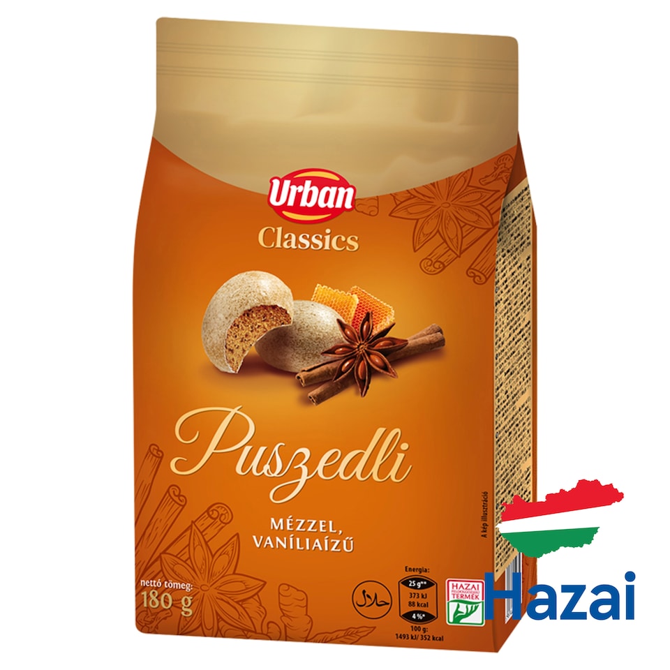 Urban Classics Vanilla Flavoured Honey Gingerbread 180 g