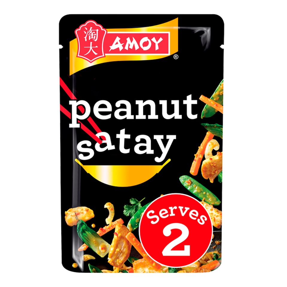 Amoy Stir Fry Peanut Satay Sauce 120G
