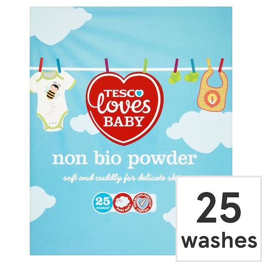 Tesco Loves Baby Laundry Powder 25 Wash 1.625Kg Tesco Groceries