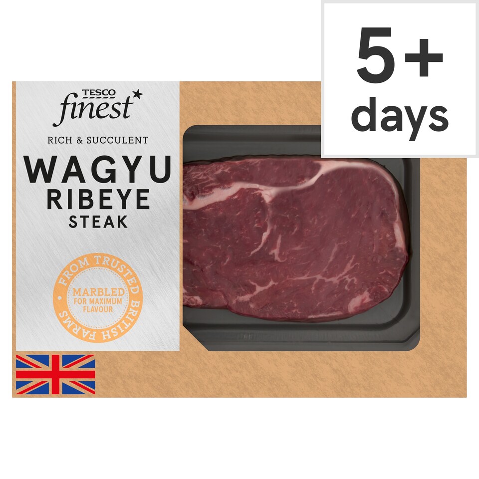 image 1 of Tesco Finest Wagyu Ribeye 250g