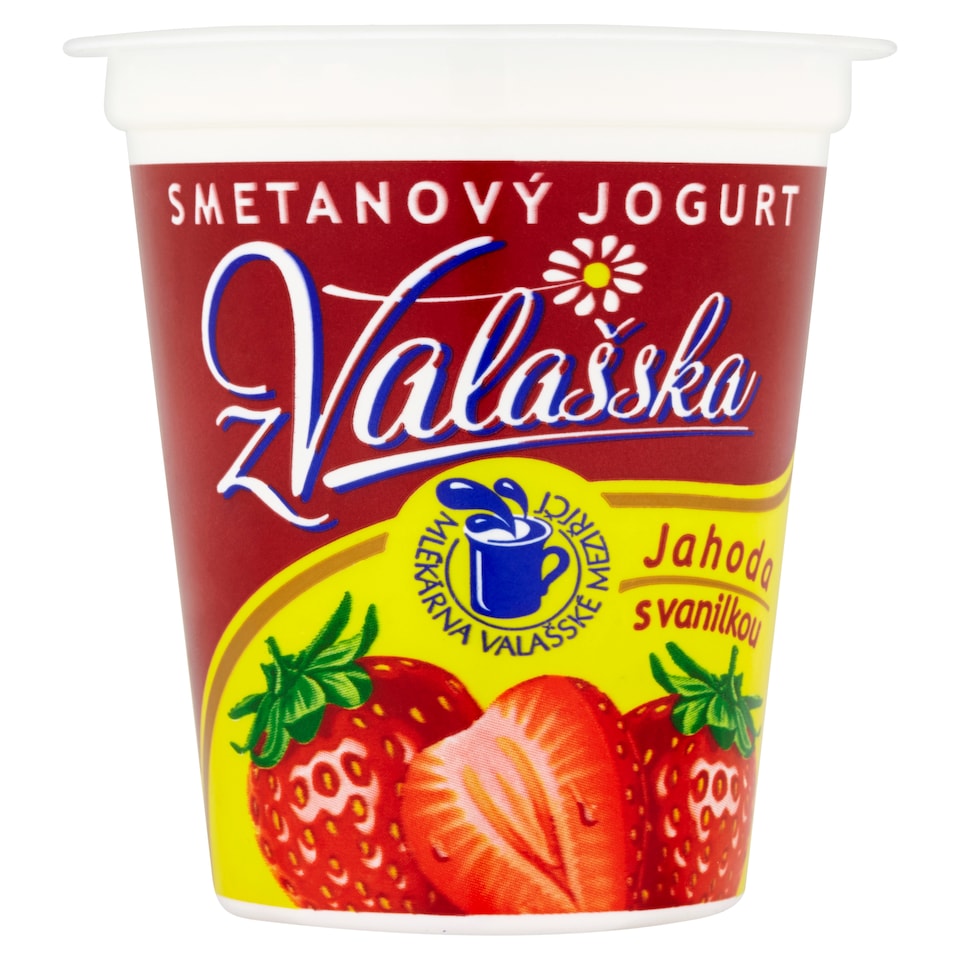 image 1 of Mlékárna Valašské Meziříčí Creamy Yoghurt from Wallachia with Strawberry and Vanilla 150g