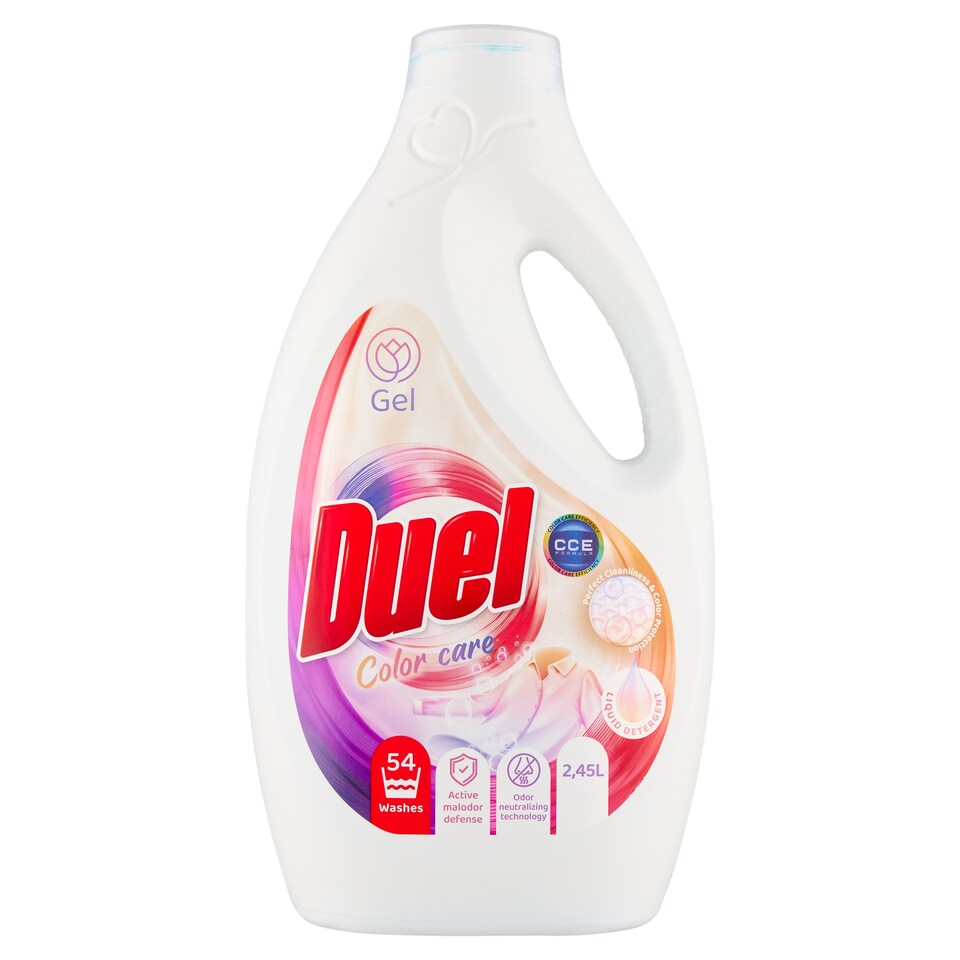 Obrázek 1 pro produkt Duel Color Care tekutý prací prostředek pro automatické pračky i ruční praní 54 praní 2450ml