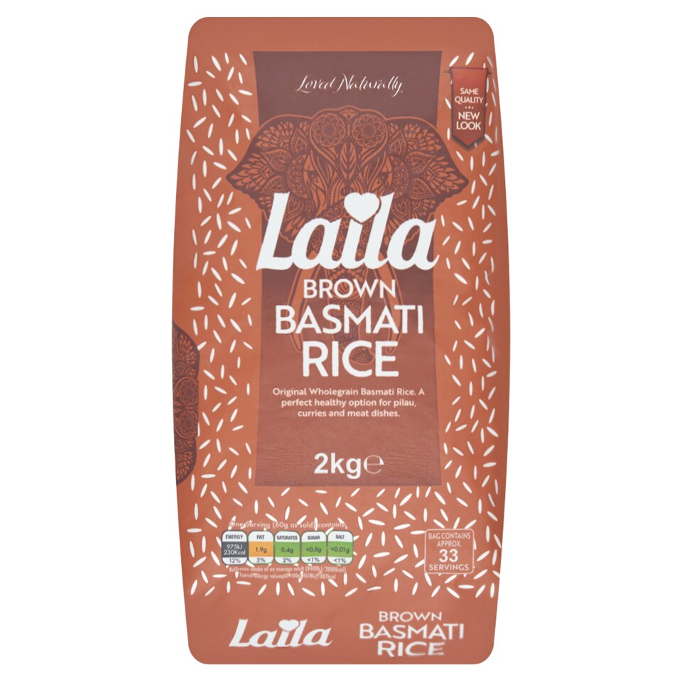 Laila Brown Rice 2Kg