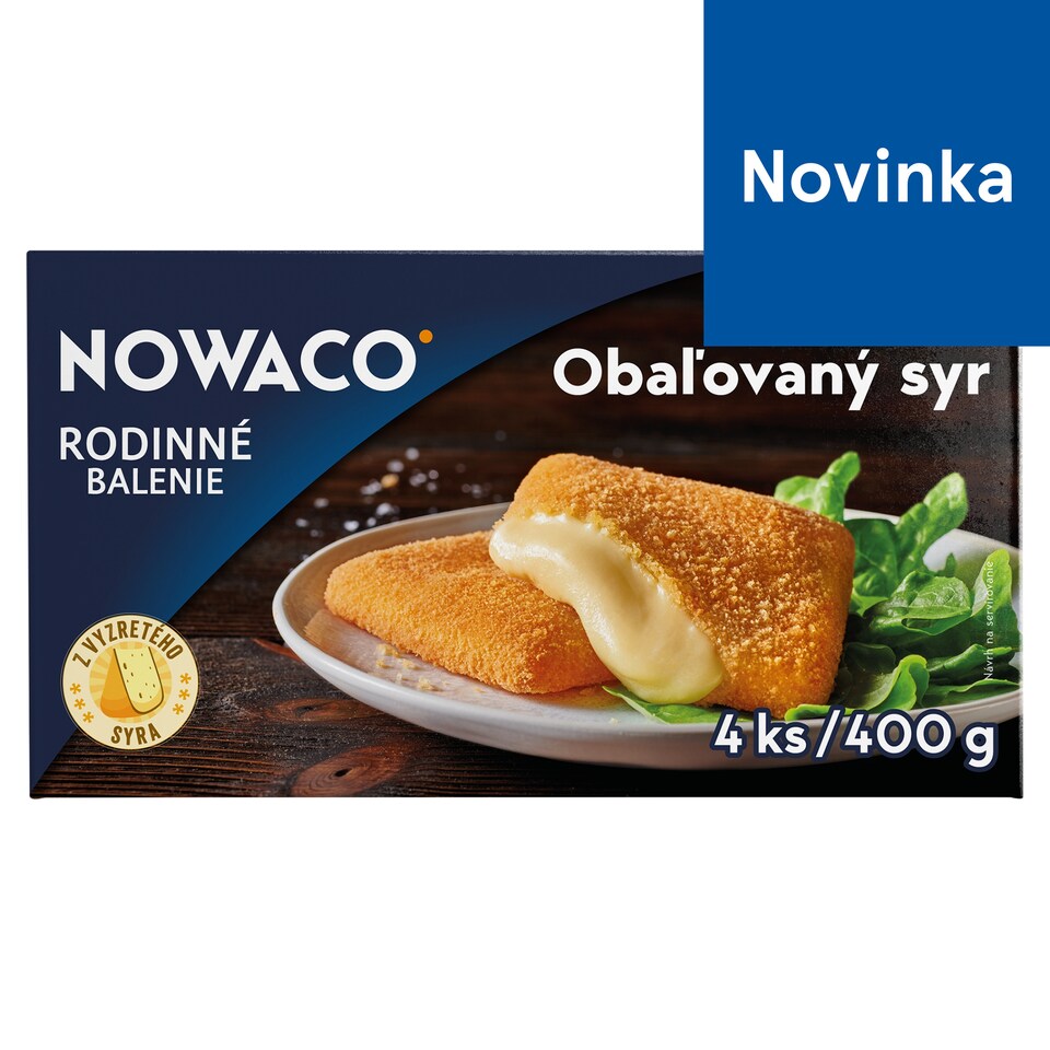 Nowaco Obaľovaný syr 4 ks 400 g