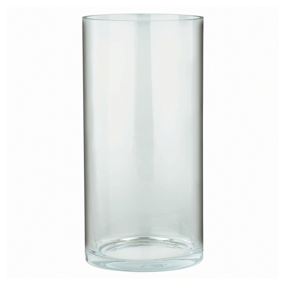 Tesco Glass Cylinder Vase 25Cm
