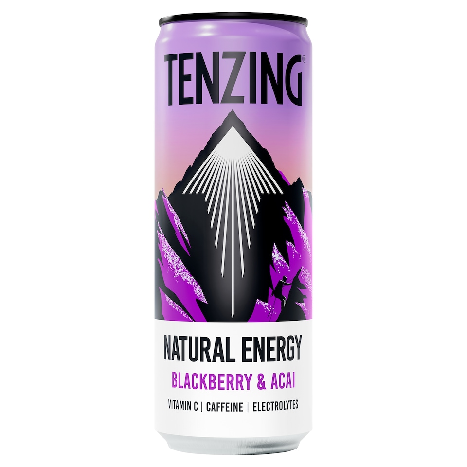 Tenzing Natural Energy Drink - Blackberry & Acai 330ml