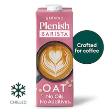 Plenish 1L Chilled Dairy Free Organic Barista Oat Drink