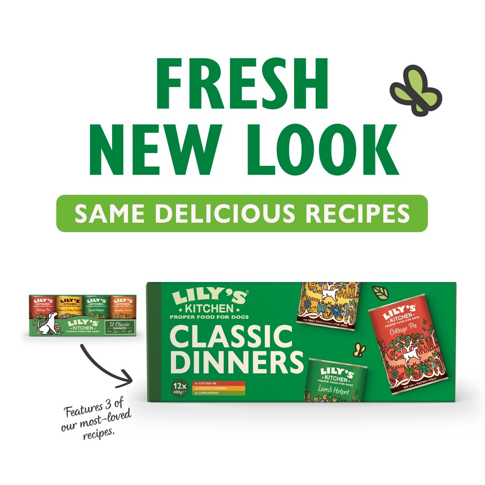 image 1 of Lily's Kitchen Classic Dinners Multipack for Dogs 12x400g