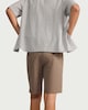 image 3 of F&F Cotton Rich FREEFIT® Lightweight Tailored Shorts in Brown
