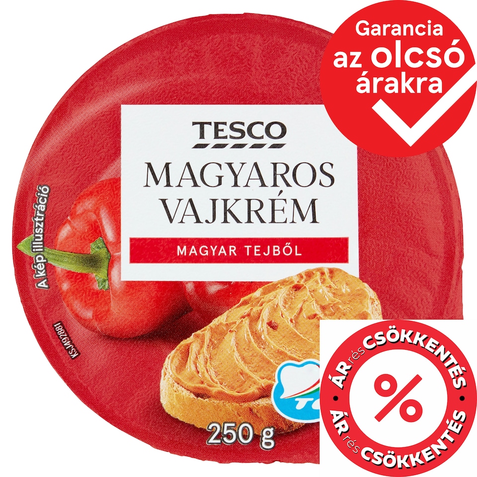 Tesco magyaros vajkrém 250 g