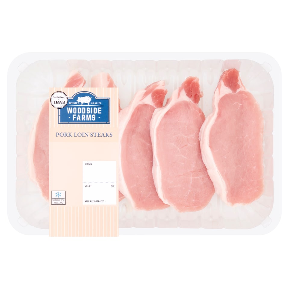 Woodside Farm Pork Loin Steaks 480g