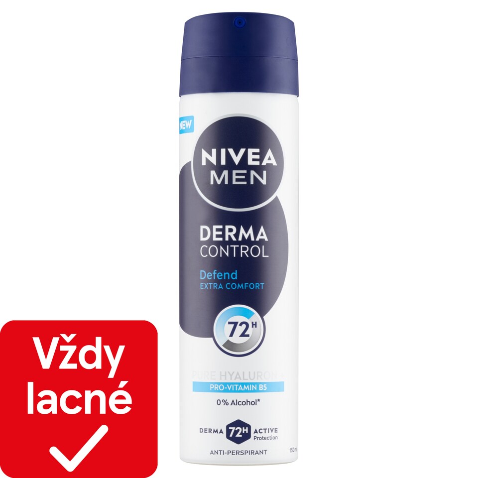 obrázok 1 z Nivea Men Derma Control Defend Sprej antiperspirant 150 ml