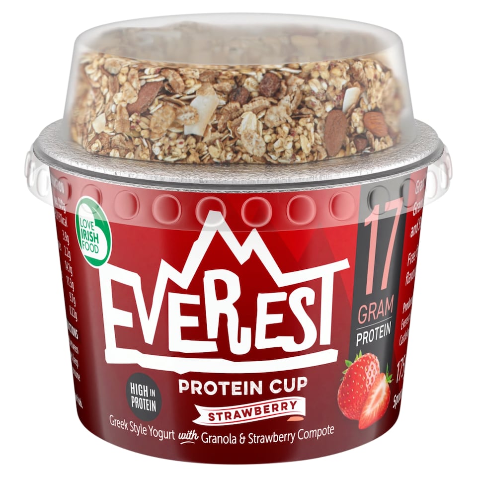 Everest Granola Cup Pro Strawberry Flavour 180G