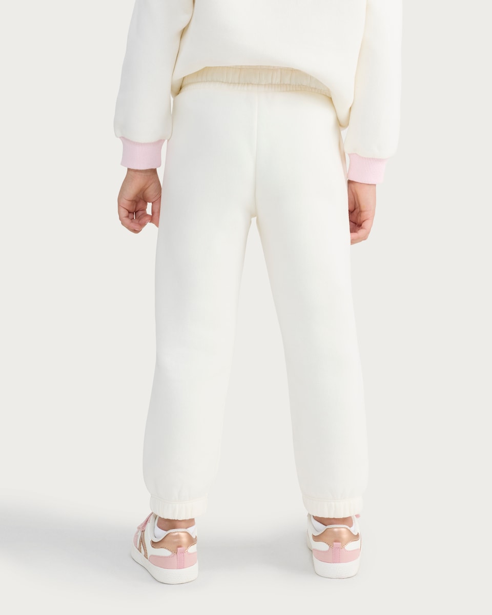 image 1 of F&F Girls Cotton Rich Unicorn Sweatshirt in White