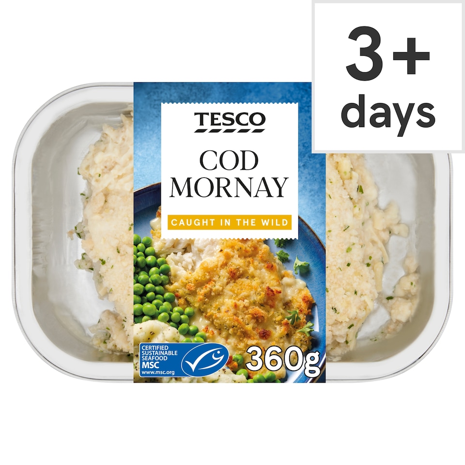 Tesco Cod Mornay 360g