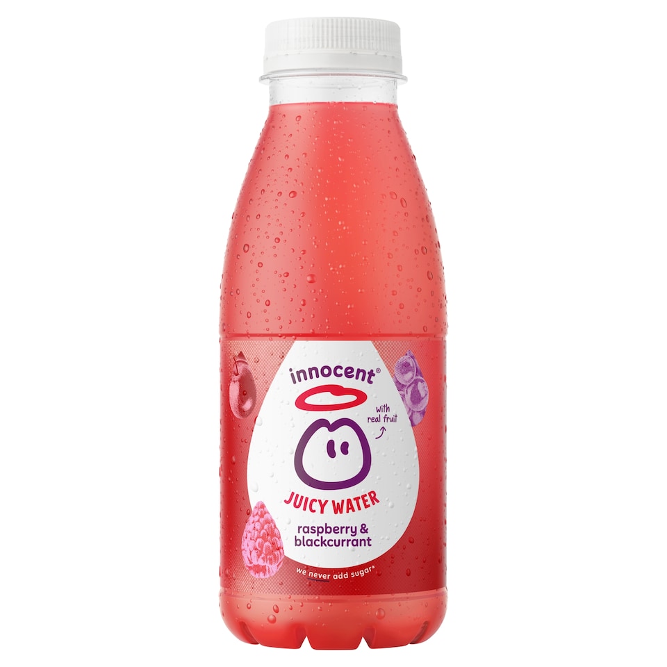 Innocent Juicy Water Raspberry & Blackcurrant Juice Drink 420ml