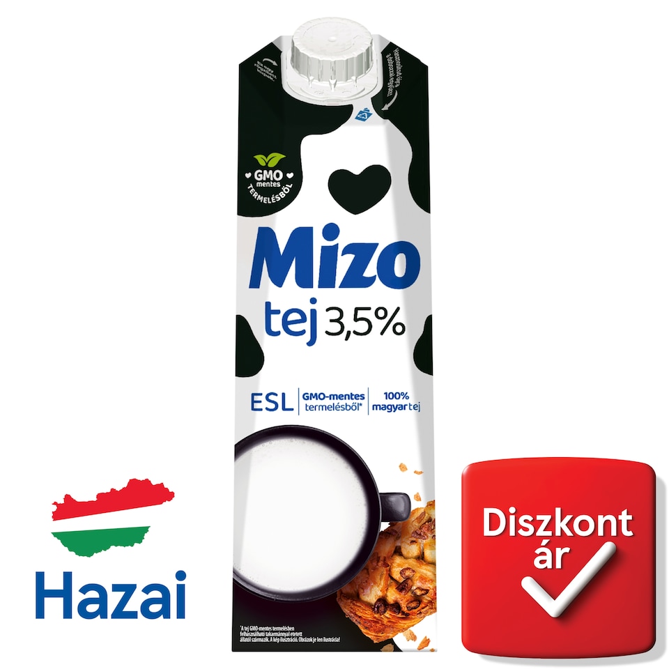 Mizo ESL teljes tej 3,5% 1 l