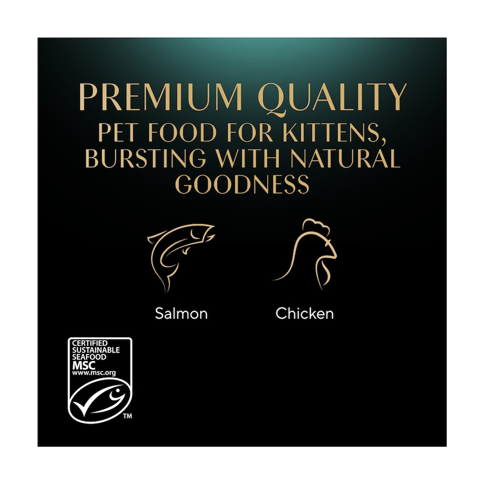 image 1 of SHEBA Kitten Wet Cat Food Pouches Mixed Selection in Gravy 40x85g
