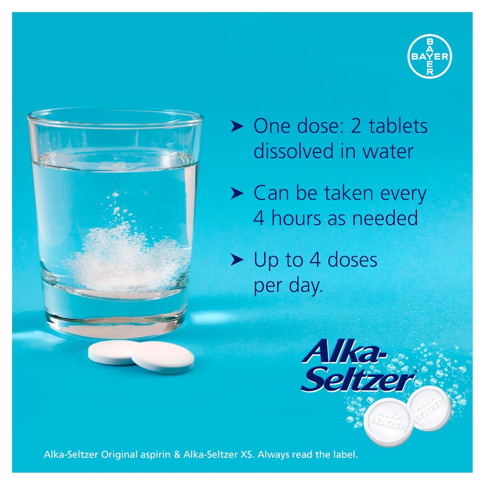 image 1 of Alka Seltzer Xs Double Action Tablets 20S