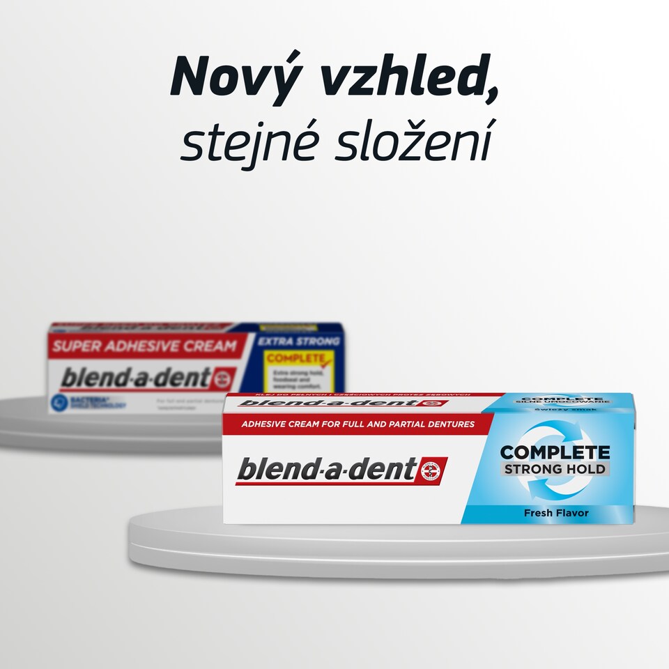 image 1 of Blend-a-dent Complete Denture Adhesive 47g, Original