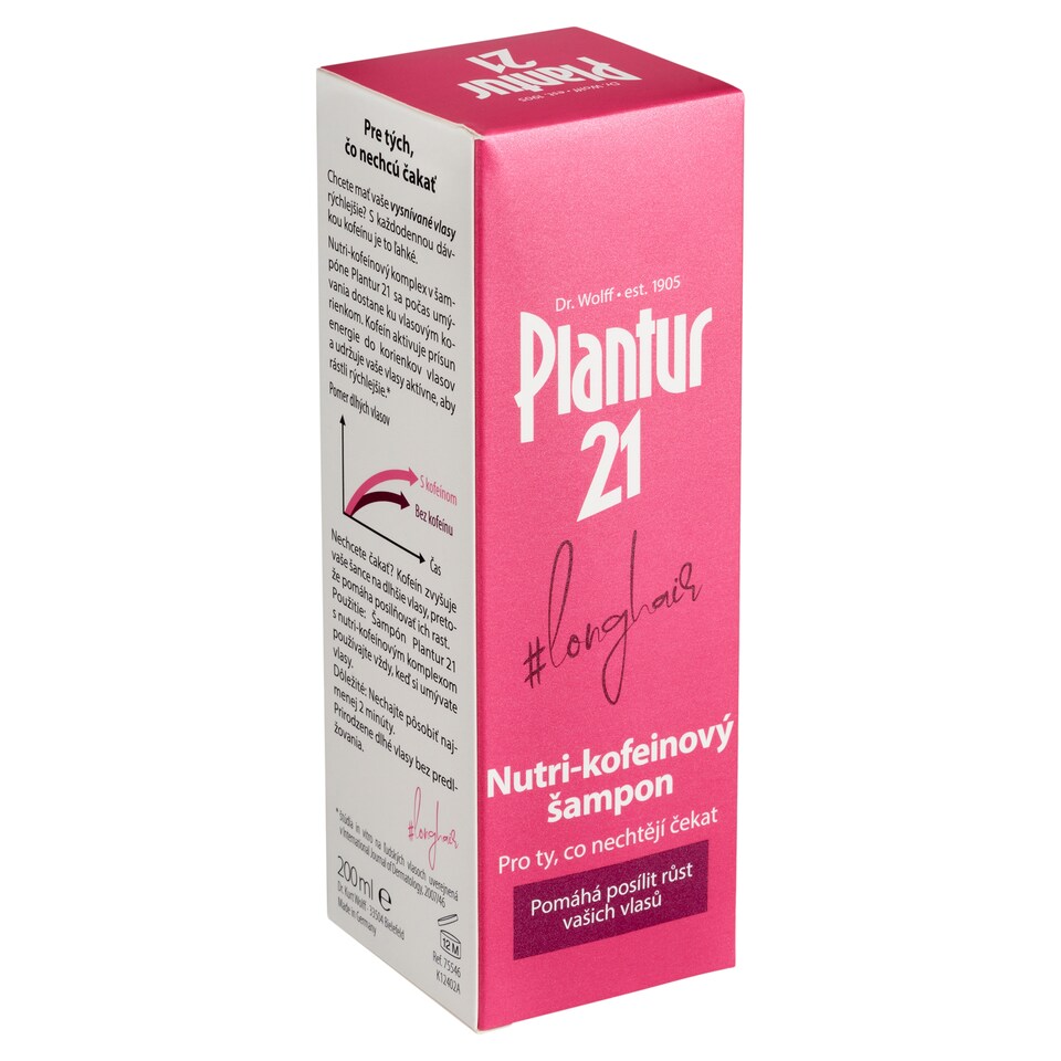 Obrázek 1 pro produkt Plantur 21 Nutri-kofeinový šampon longhair 200ml