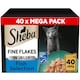 image 1 of Sheba Fine Flakes Wet Cat Food Pouches Fish in Jelly 40x85g