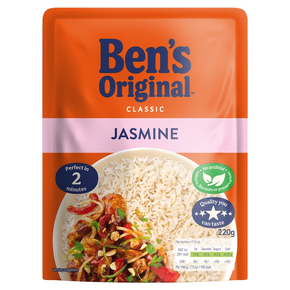 image 1 of Ben's Original Jasmine Microwave Rice 220g